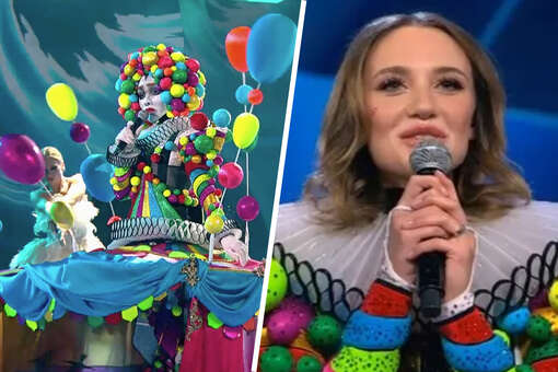 Певица Mia Boyka пряталась в костюме Арлекина на вокальном телешоу «Маска»
