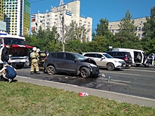 Четырех человек госпитализировали после массовой аварии на Родионова (ФОТО)