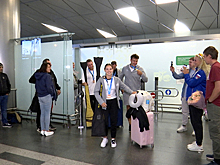 Во "Внуково" встретили российских спортсменов-медалистов