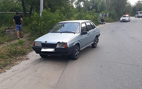 На окраине Рязани ВАЗ сбил инвалида на коляске