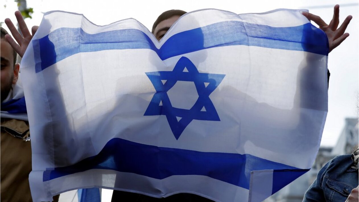 Флаг израиля и украины