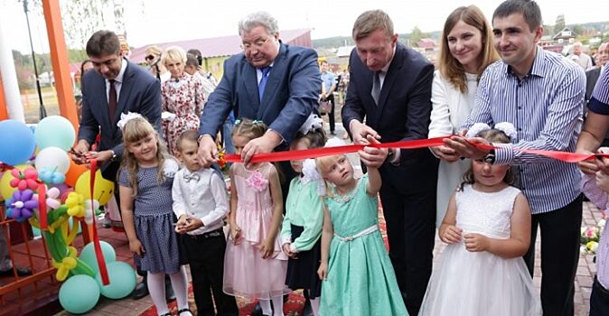 В Мордовии открылся детский сад, построенный по наказу избирателей