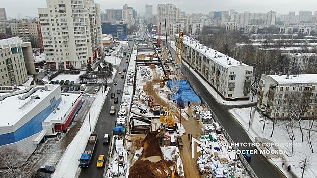 Монолитные работы на станции «Новаторская» БКЛ метро завершены на 92%