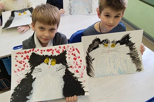 Ученики школ Савёлок получили много наград, побывали в «Музее семьи» и рисовали котов