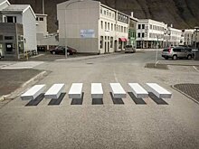 В Дании появились пешеходные 3D переходы: сократит или повысит аварийность эта инновация