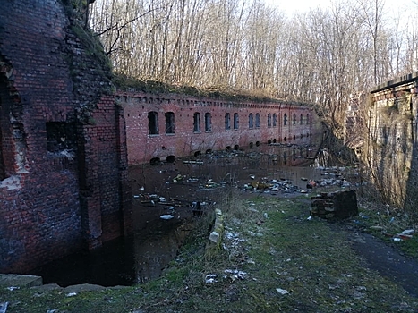 Привидение форта Гнейзенау Калининграда, напугавшее водолаза