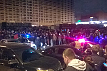 В Москве автошоу переросло в столкновения с полицией
