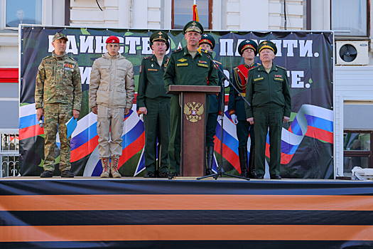 Агитационный поезд Минобороны РФ прибыл в Майкоп