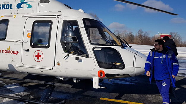 В Пензенской области эвакуировали двух пациентов на вертолете