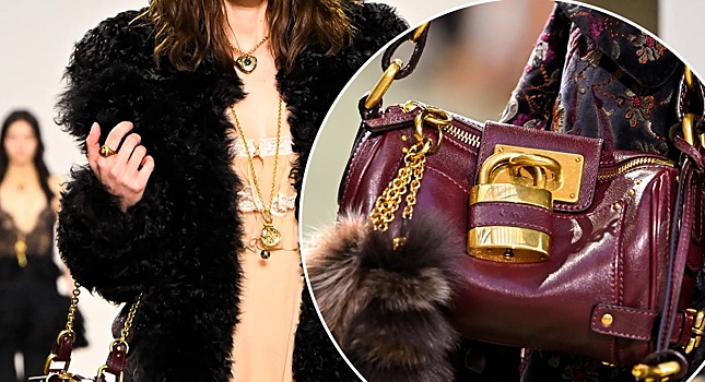 Сумка-бохо от Chloé вернулась на подиум