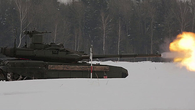 Т-90М «Прорыв» стреляет секретным боеприпасом: кадры испытаний