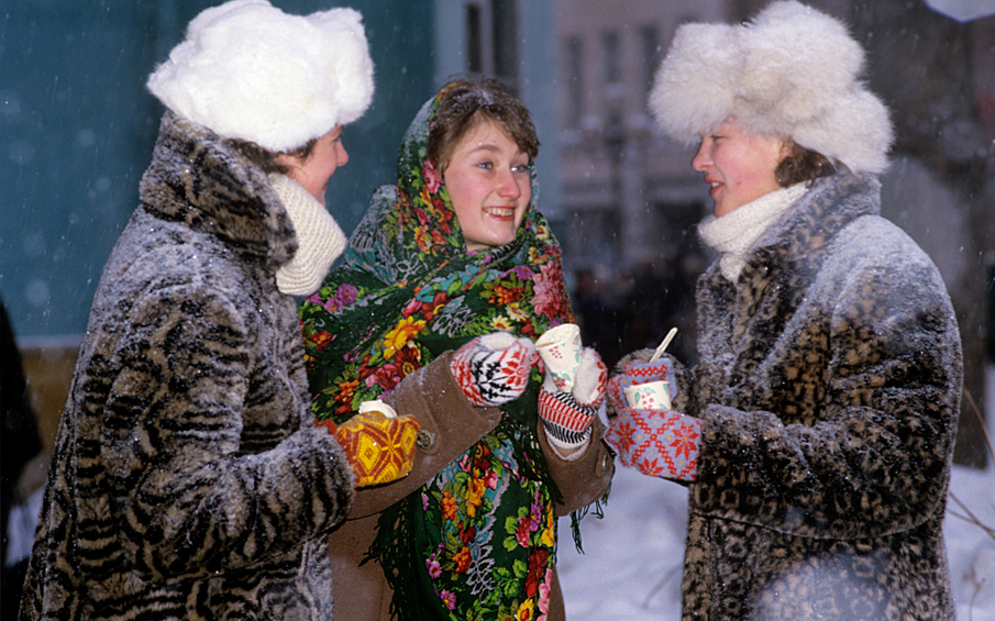 Зима в ссср фото