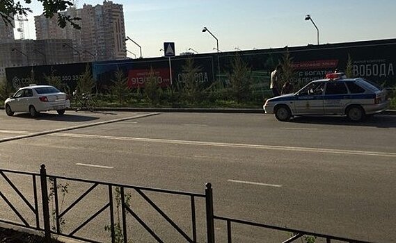 В Краснодаре таксист сбил велосипедиста