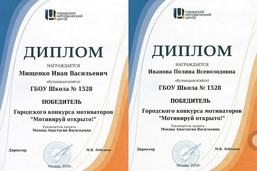 Школьники Старого Крюково показали умение мотивировать