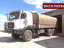Продукты, стройматериалы и игрушки: военные РФ привезли тонны гумпомощи в Изюм