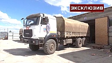 Продукты, стройматериалы и игрушки: военные РФ привезли тонны гумпомощи в Изюм