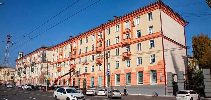 Ремонт: ремонт фасада исторического дома на Пушкинской завершают в Ижевске