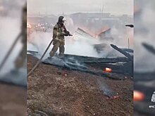 Пожар в Вихоревке Иркутской области полностью потушен