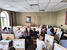 В академии акварели и изящных искусств Сергея Андрияки состоялась переподготовка преподавателей ИЗО