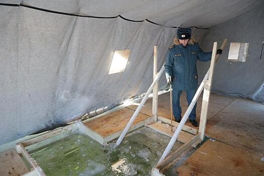 МЧС проводит приемку крещенских купелей на Среднем Урале: фото