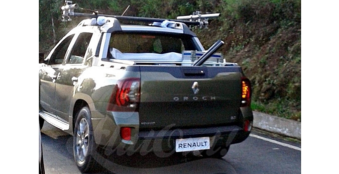 Серийный Renault Oroch сфотографировали в Бразилии