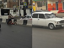 Перебегал дорогу на «красный»: на площади Дружинников сбили мужчину