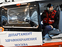 Пострадавшего в аварии в новой Москве эвакуировали на вертолете в больницу