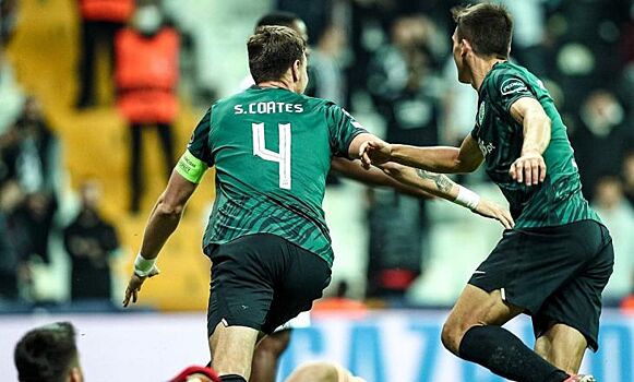 Дубль Коатеса помог «Спортингу» разгромить «Бешикташ» в Лиге чемпионов