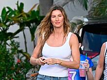 Папарацци сняли 43-летнюю Жизель Бюндхен без косметики