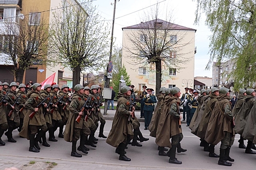 Кроме Калининграда Парады Победы прошли в Гусеве и Балтийске