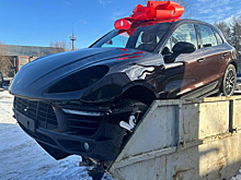 Россиянин выбросил Porsche в мусорный контейнер. Всё из-за капризов жены