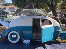 Из классического VW Beetle сделали жилой прицеп