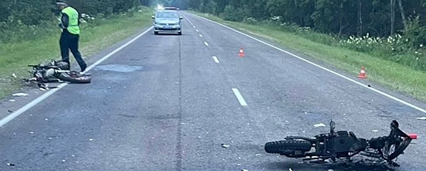 На трассе под Красноярском в ДТП погибли два мотоциклиста без прав