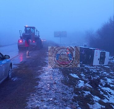 Водитель «ГАЗели» опрокинулся в кювет на трассе под Саратовом
