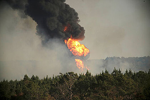 В результате взрыва бензопровода в Алабаме введен режим ЧС