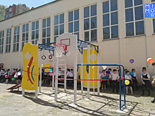 Спортивную площадку на средства депутата Магомеда Гаджиева открыли в Махачкале