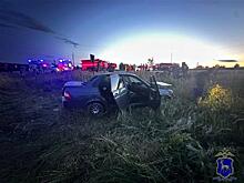 В Красноярском районе в страшной автокатастрофе погибла женщина, пострадали семь человек