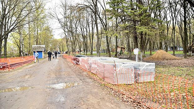 В Вологде стартовало благоустройство парка Ветеранов
