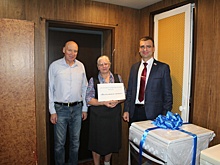 Жительнице Мосальского района подарили газовую плиту