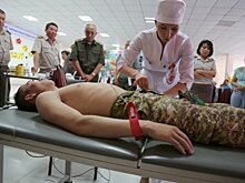 В Киргизии провели конкурс на лучшую военную медсестру