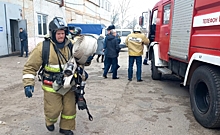 В Курске прошло занятие по тушению пожаров в местах стоянок служебного транспорта