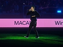 Рэпер Macan выступил с коротким концертом на стадионе в Волгограде