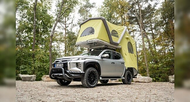 Компания Mitsubishi выпустила аксессуары для кемпинга