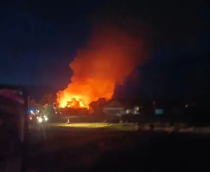 В Красноярском районе 3 июня тушили три пожара