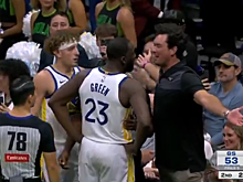 «Он называл меня женщиной». Дрэймонд Грин подошел к болельщику во время матча из-за скандирования «Энджел Риз»