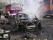 В центре Днепропетровска начался пожар после ударов дронов