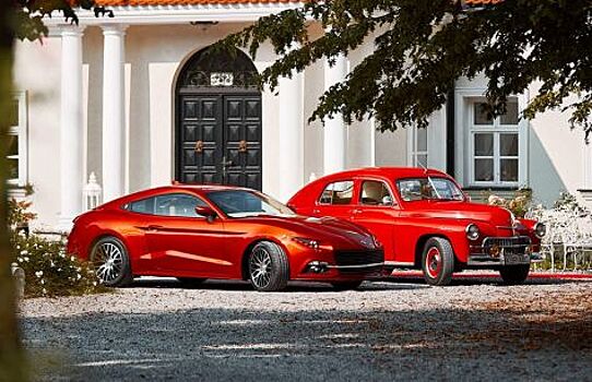 В Польше создали реплику лицензионной «Победы» на базе Ford Mustang GT