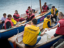Юные "морские волки" поднимают в Нарве паруса