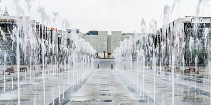 В Ходынском парке заработал фонтан