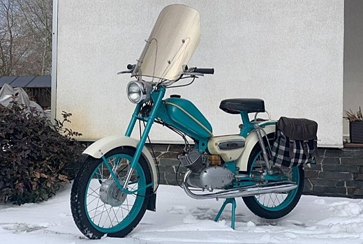 Найден первый советский мопед для путешествий